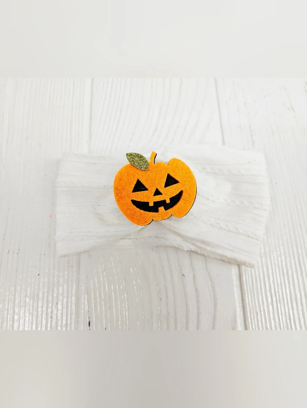 Baby Girls Pumpkin Headband
